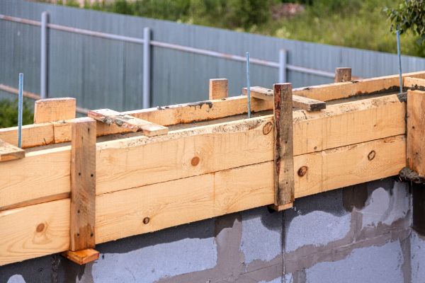 Poured Wall Construction in Westfield