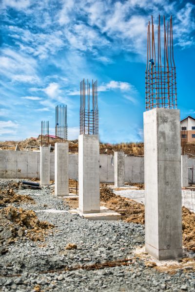 Concrete Footer Pouring in Westfield