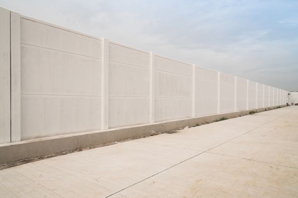 Concrete Fence Construction in Westfield