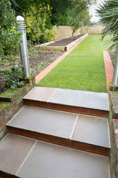 Backyard Steps Installation in Westfield
