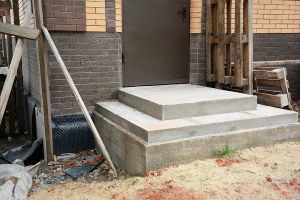 Cement Steps Construction in Westfield