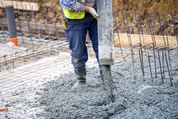Cabin Foundation Pouring in Westfield