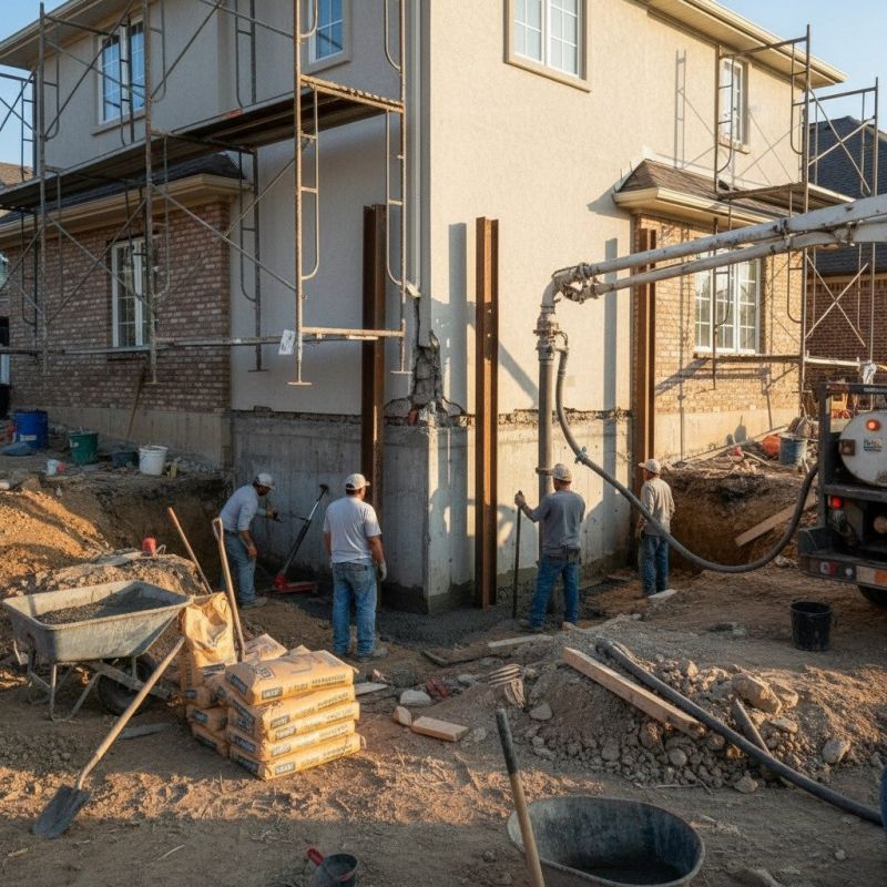 Home Foundation Installation detail